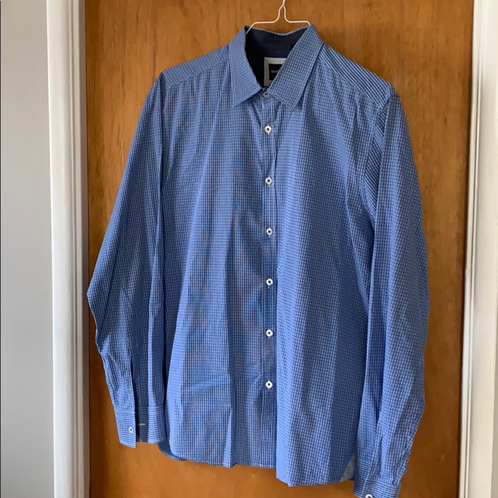 Boss Casual Button-up (Blue)